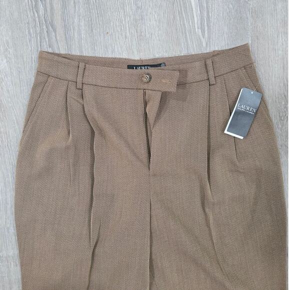 NWT Lauren Ralph Lauren Pleated Bi-stretch Jodhpur Pants size 8 - Picture 4 of 10